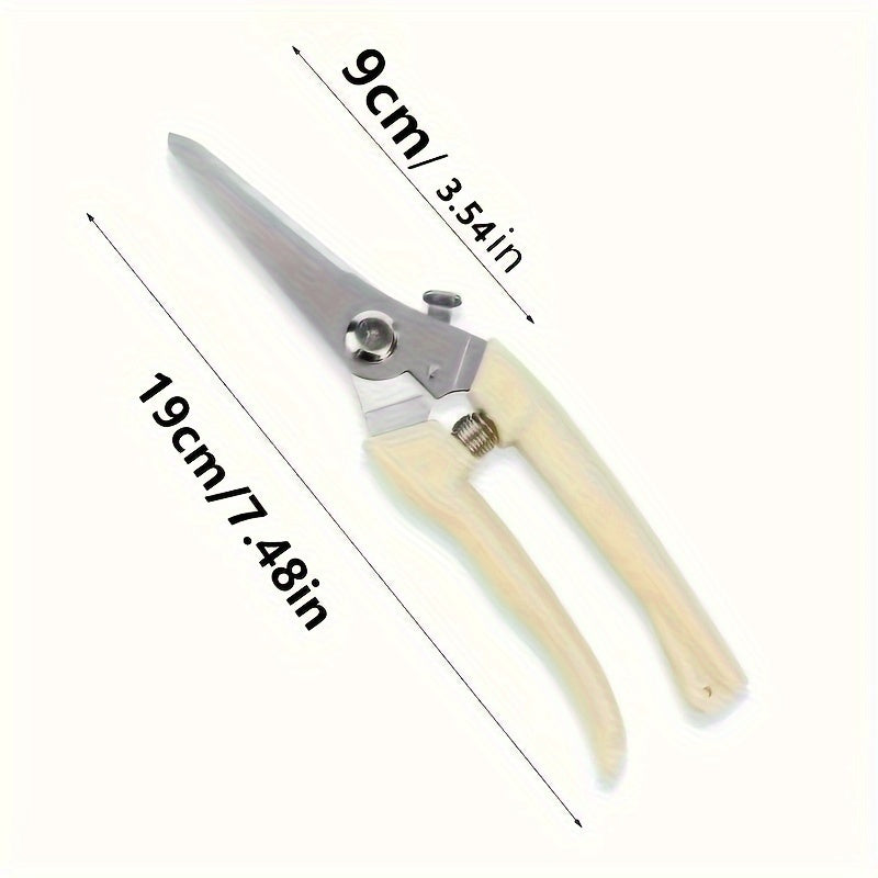 2-Pack Stainless Steel Garden Shears - Great for Pruning, Trimming and Trimming Branches and Flowers Gardening Pruning Shears Plants Garden Shears
