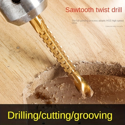 6-piece set Titanium alloy rivet high speed in and out hole, electric drill hole, metal drilling