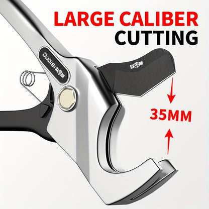Premium Quick-Action PVC Pipe Cutter - Efficient PPR & Aluminum Plastic Scissors - Durable Water Pipe Shears for Easy Plumbing and DIY Projects