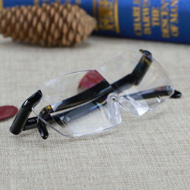 Big Vision plastic glasses 160% degrees Magnifying Eyewear That Makes Everything Bigger and Clearer free shipping