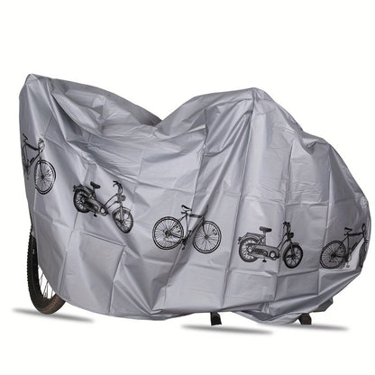 All-weather bike cover - Suitable for e-bikes, mountain bikes and motorcycles - Durable EVA material - Hand wash or dry clean