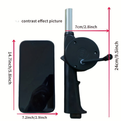 Portable Hand Blower for BBQ, Camping and Fire-Building - Efficient and Easy-to-Use Stove Accessory