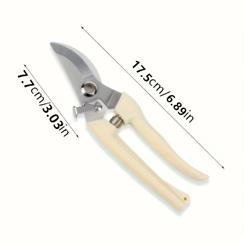2-Pack Stainless Steel Garden Shears - Great for Pruning, Trimming and Trimming Branches and Flowers Gardening Pruning Shears Plants Garden Shears
