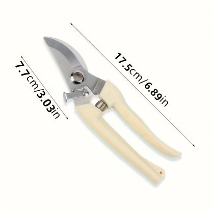 2-Pack Stainless Steel Garden Shears - Great for Pruning, Trimming and Trimming Branches and Flowers Gardening Pruning Shears Plants Garden Shears