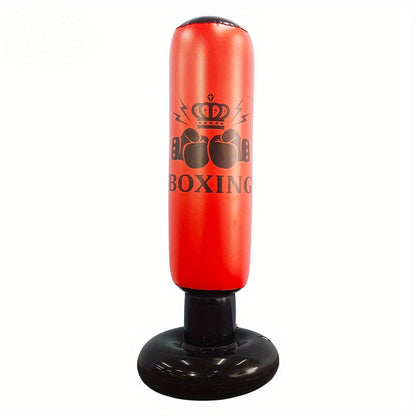 Inflatable PVC Boxing Post - Durable Punching Bag for Fighting Training