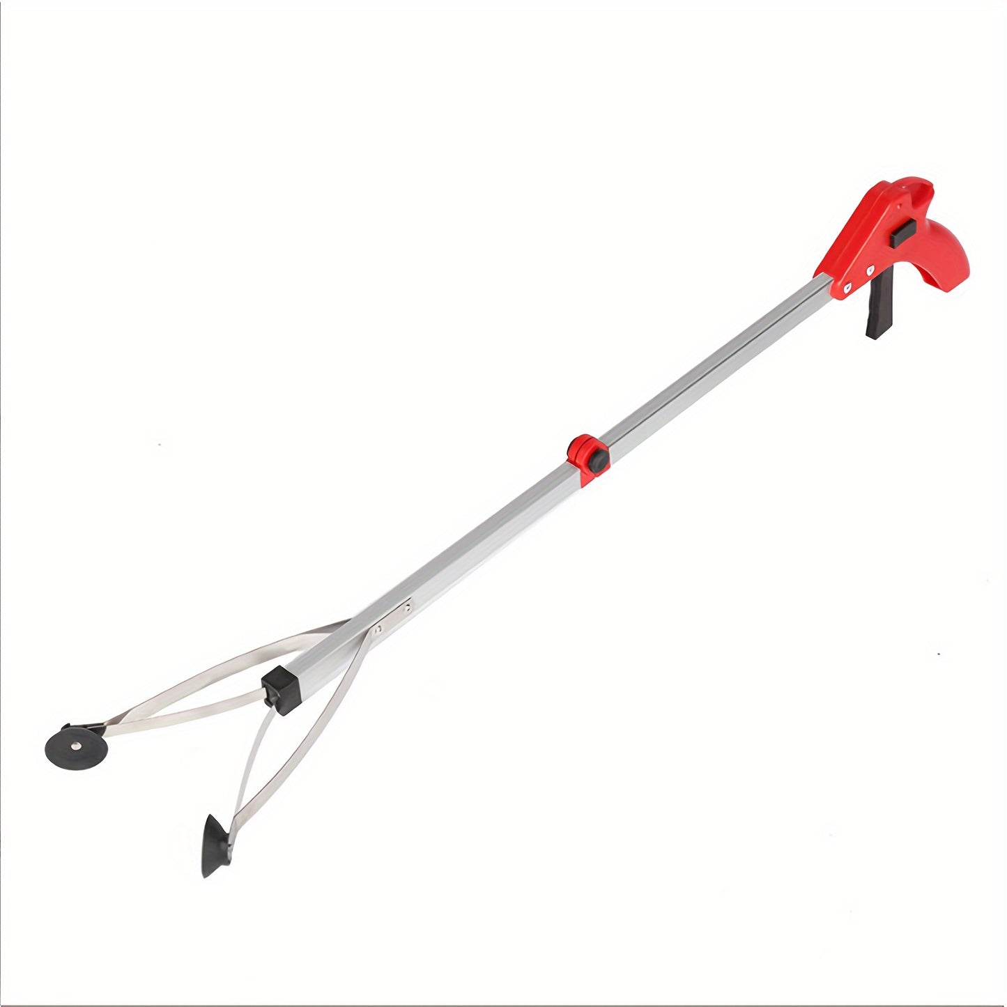1pc, Long-Reach Folding Trash Grabber - Lightweight Alloy Camping & Hiking Tool for Easy Waste Pickup - Compact, Portable, and Space-Saving Design
