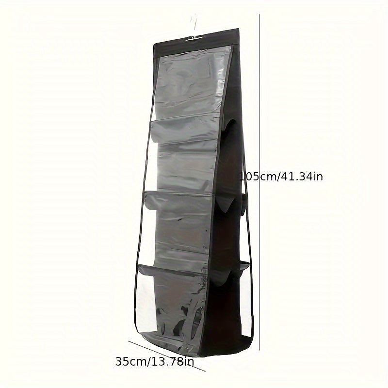 Women's Space Saving Multi-layer Hanging Storage Bags - Dust-proof, 360° Rotating Closet Organizer