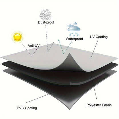 265cm 1pc Thickened Patio Umbrella Cover