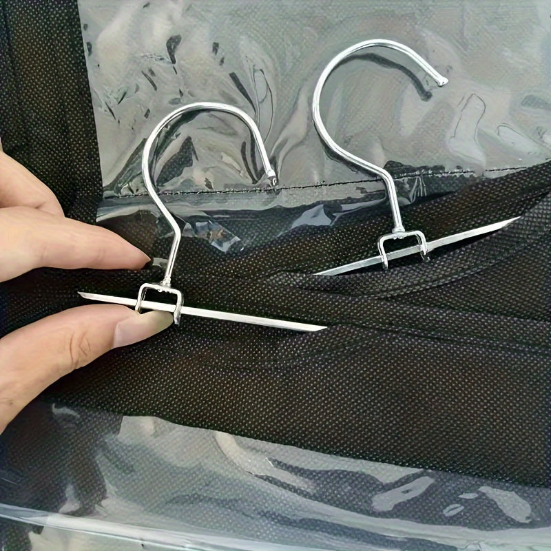 Women's Space Saving Multi-layer Hanging Storage Bags - Dust-proof, 360° Rotating Closet Organizer