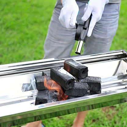 Portable Hand Blower for BBQ, Camping and Fire-Building - Efficient and Easy-to-Use Stove Accessory