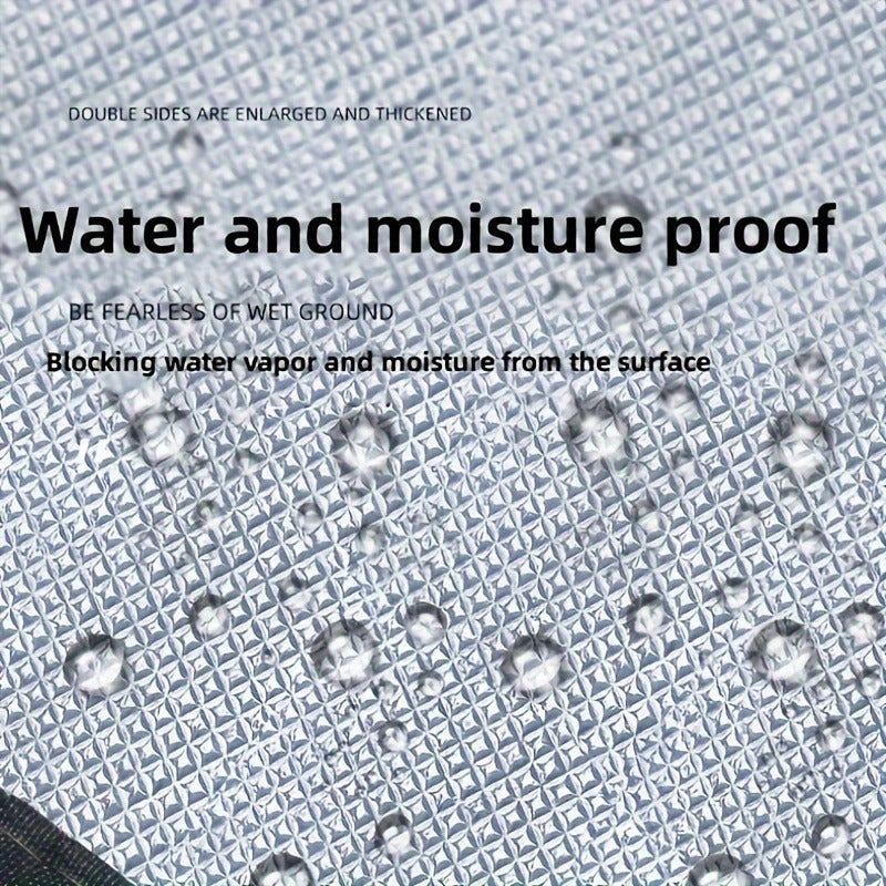 1pcFour Seasons Waterproof Camping Mat - Durable EVA Fabric, Plain Weave, Non-Electrical, Hand Washable, Foldable, Suitable for Outdoor Picnics and Tents,