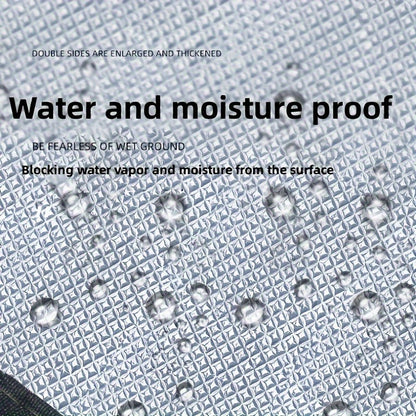 1pcFour Seasons Waterproof Camping Mat - Durable EVA Fabric, Plain Weave, Non-Electrical, Hand Washable, Foldable, Suitable for Outdoor Picnics and Tents,
