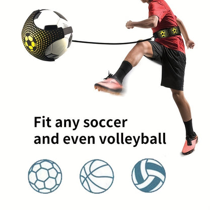Football/volleyball/rugby training belt, football/volleyball/rugby training device, football training equipment/auxiliary equipment, adjustable football training belt, kicking and throwing single football practice