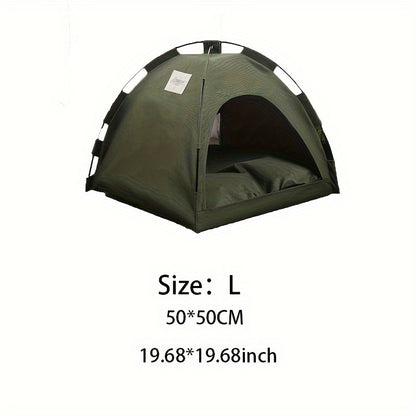 Cozy Companion Pet Tent - Ultra Soft, Comfortable, and Spacious Sleeping Nest with Solid Color Design for Cats and Dogs - Portable, Easy to Assemble, and Machine Washable