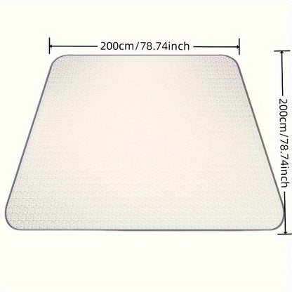 1pcFour Seasons Waterproof Camping Mat - Durable EVA Fabric, Plain Weave, Non-Electrical, Hand Washable, Foldable, Suitable for Outdoor Picnics and Tents,