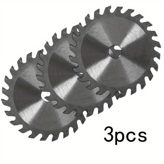 [3pcs] Mini Diamond Circular Saw Blade, 75x10mm, Carbide Tungsten Teeth, Suitable for Wood, Acrylic, PVC, Aluminum, Copper Cutting R73 3.5 Inch Woodworking Saw Blade