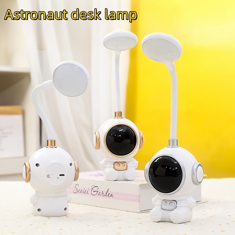 Creative Astronaut Desktop Learning Lamp, Room Decoration Led Table Lamp, Reading Lamp Ornaments