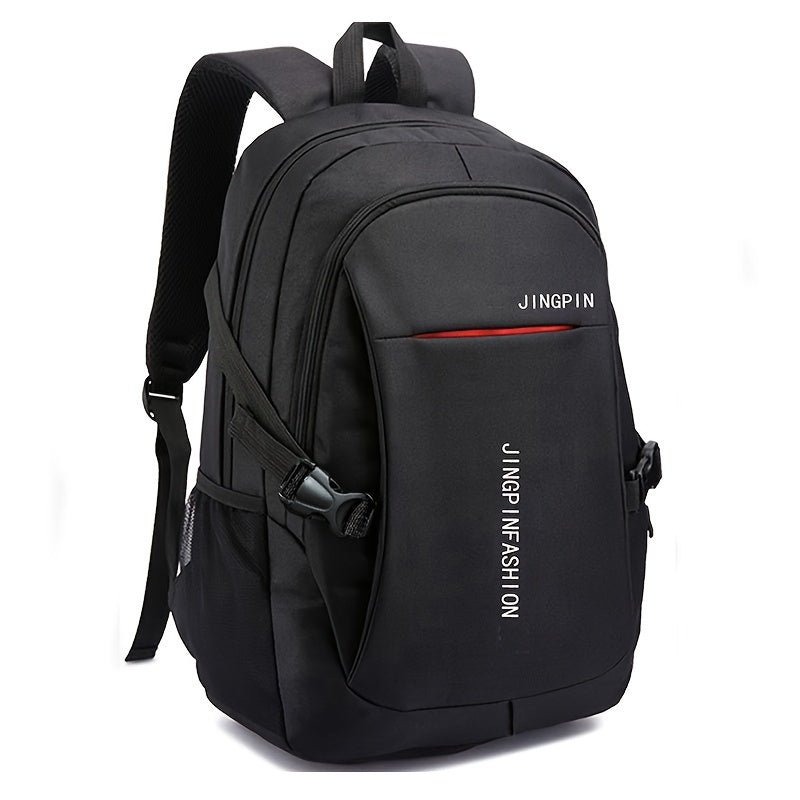 Men's New Nylon Leisure Bag Large Capacity Travel Computer Backpack Waterproof Weight Loss Backpack [Zipper Direction Random]