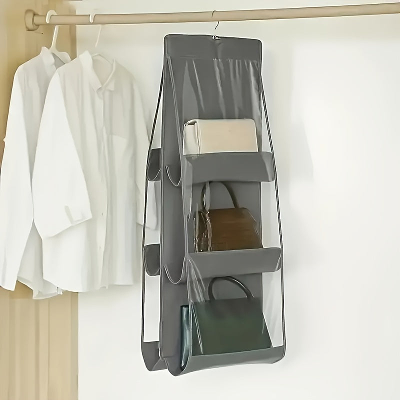 Women's Space Saving Multi-layer Hanging Storage Bags - Dust-proof, 360° Rotating Closet Organizer