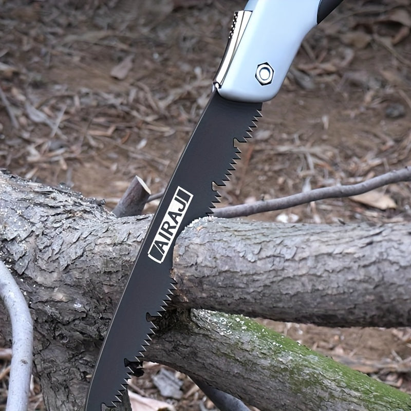 AIRAJ Folding Saw Carpenter Folding Hacksaw Multi-function Cutting Wood Sharp Camping Garden Logging Saw Tree Cutter Hand Tool