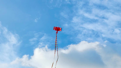 Innovative 3D Bi-plane Kite - Breathtaking Stereo Sound, Realistic Airplane Design with 100m Control Line - Fun-Filled Outdoor Entertainment for All Ages