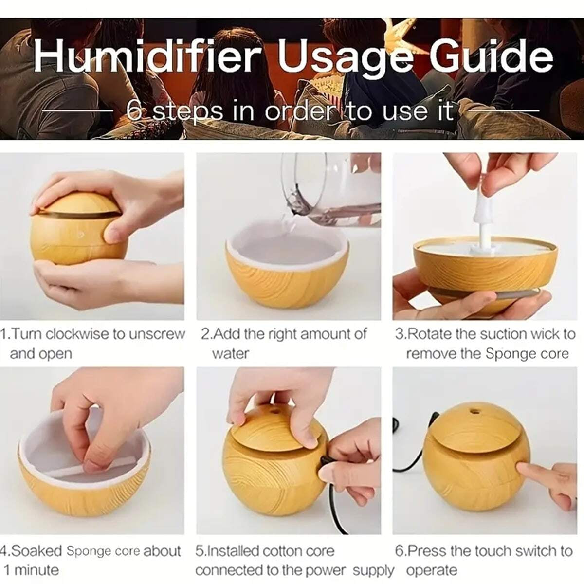 ULTRASONIC AROMA HUMIDIFIER