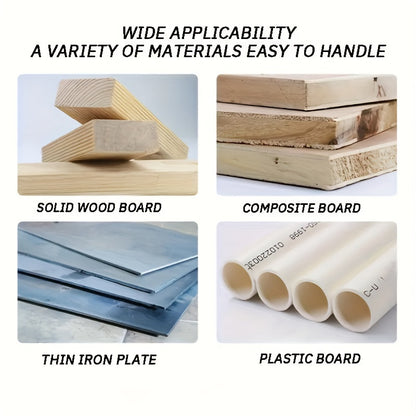 10pcs Jigsaw Blade Set - Fine & Coarse Teeth For Wood, Metal, Plastic - Prevents Edge Collapse & Explosion