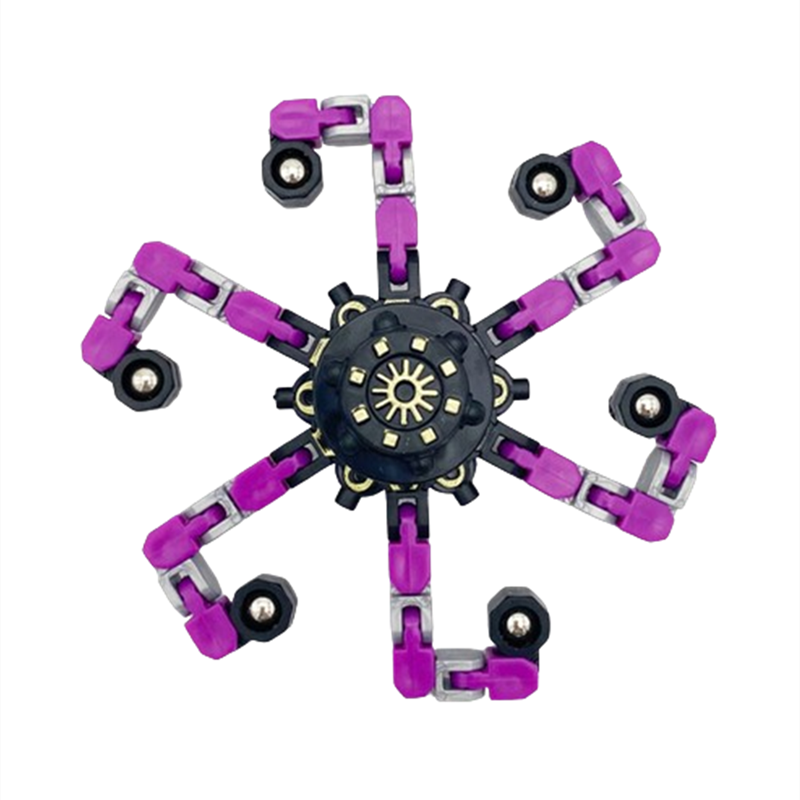Transformable Chain DIY Spinner Twister Fingertip Stress Reducing Gyro Toy