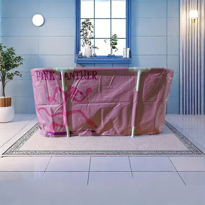 Portable Spa Bath with Seat and Air Pump - Foldable, Space Saving Design with Back Support - Ideal Christmas and Halloween Gift for Family Use
