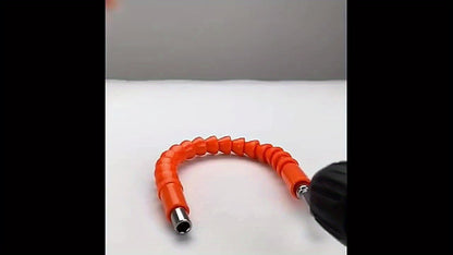 1-piece orange drill flexible shaft adapter - Sturdy universal joint for tight spaces - Multifunctional screwdriver extension bracket with safety connecting rod