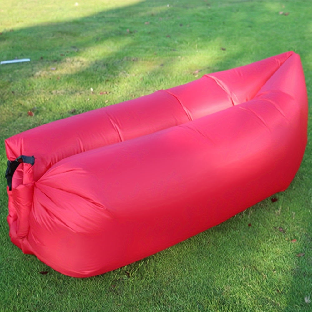 Portable Self-Inflating Air Lounger - Waterproof, Leak-Proof & Easy Setup - Ideal for Backyard, Beach, Camping, Picnics, Music Festivals & Hiking