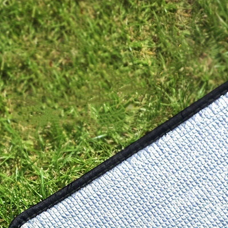 1pcFour Seasons Waterproof Camping Mat - Durable EVA Fabric, Plain Weave, Non-Electrical, Hand Washable, Foldable, Suitable for Outdoor Picnics and Tents,