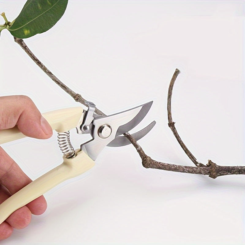2-Pack Stainless Steel Garden Shears - Great for Pruning, Trimming and Trimming Branches and Flowers Gardening Pruning Shears Plants Garden Shears