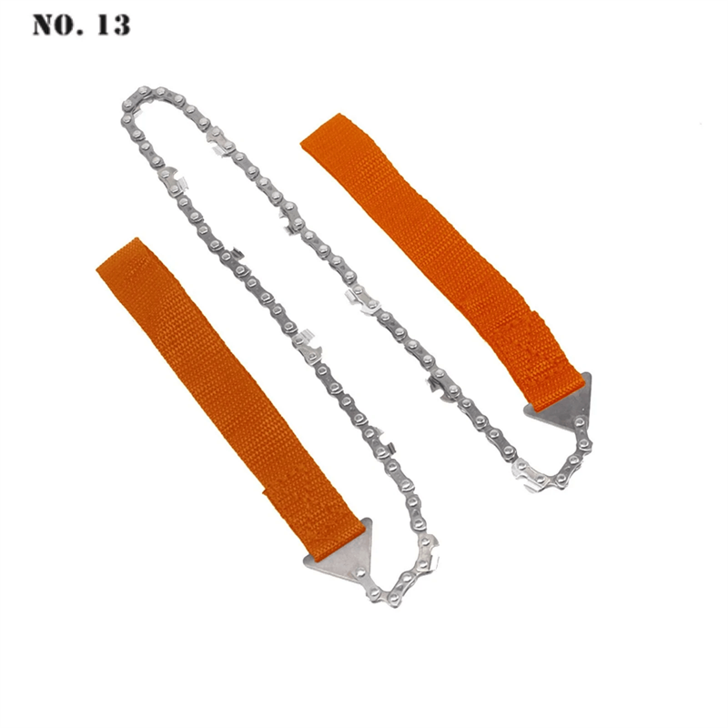 1pc Pocket Chainsaw, Outdoor Survival Hand Chainsaw, Survival Gear, Manual Hand Steel Rope Chain Saw, Emergency Kit
