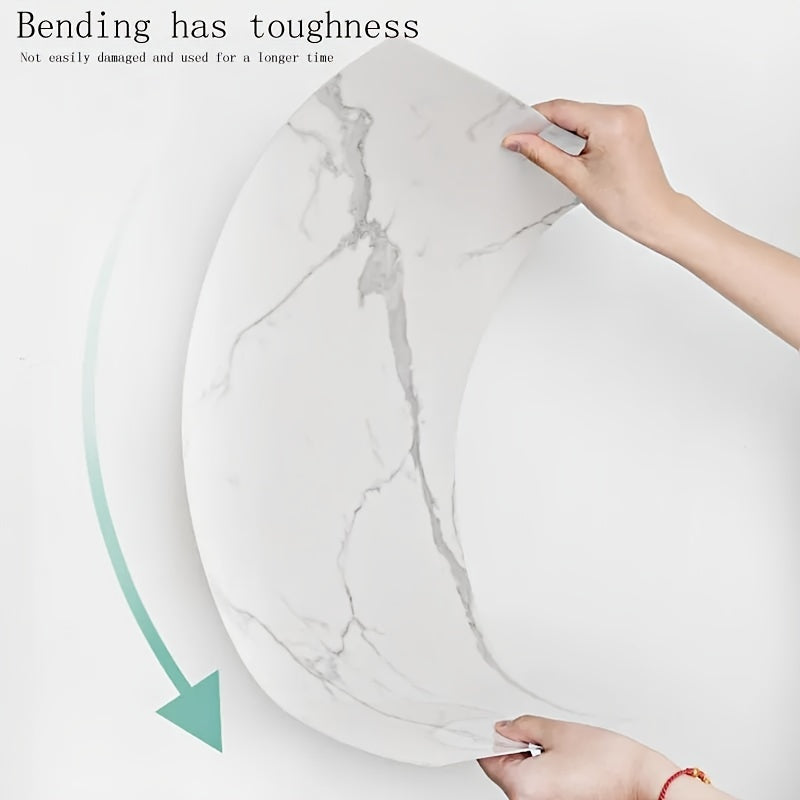 36pcs Peel & Stick Large Marble Tile Sheets   Glossy PVC/PE Vinyl  Ceiling & Wall Panels with Bohemian Cloud Pattern  ///  Bathroom  Splashback  Wood Floor Covering (Easy Installation)