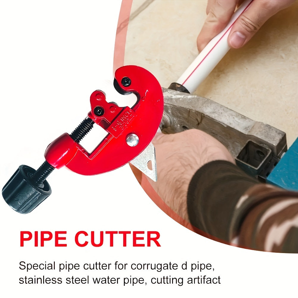 1pc Manual Pipe Cutter - Cutting Copper, Aluminum, PVC Pipe Cutter for 3-28mm Pipes - Durable and Easy-to-Use Handheld Cutting Tool for DIY and Professional Use