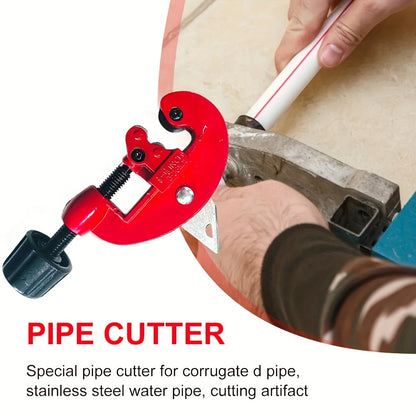 1pc Manual Pipe Cutter - Cutting Copper, Aluminum, PVC Pipe Cutter for 3-28mm Pipes - Durable and Easy-to-Use Handheld Cutting Tool for DIY and Professional Use