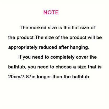 Translucent Shower Curtain with Hooks, Floral Pattern Waterproof Shower Curtain, Multifunctional Home Decor for Bathroom, Wardrobe, Window - 1 pc,