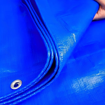 Heavy duty PE tarpaulin, reinforced waterproof tarpaulin with UV protection, multi-purpose emergency tarpaulin for outdoor camping, RV, yacht and home use