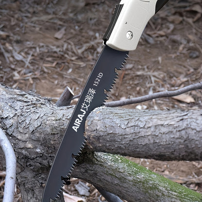 AIRAJ Folding Saw Carpenter Folding Hacksaw Multi-function Cutting Wood Sharp Camping Garden Logging Saw Tree Cutter Hand Tool