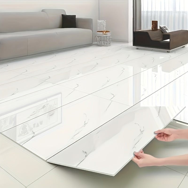 31pcs Modern Style PVC Self Adhesive Thick Floor Stickers   Easy to Peel and Stick   Waterproof Flooring Patch   for Bedroom Living Room Kitchen Bathroom