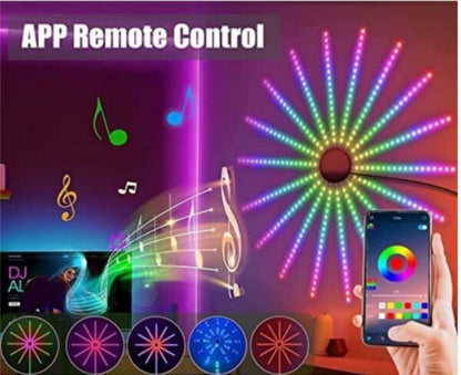 Aerbes AB-Z1074 LED RGB Fireworks Strip Light with Remote