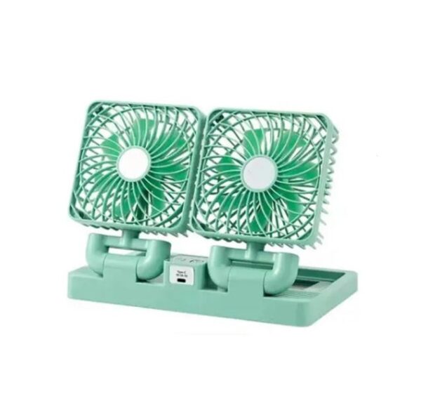 FA-SD-999 Rechargeable Dual Head Solar Powered Fan