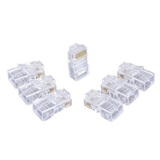 XF0566 Cat5 Crystal Head Shielded Plug Network Connector (Shielded) 100pc
