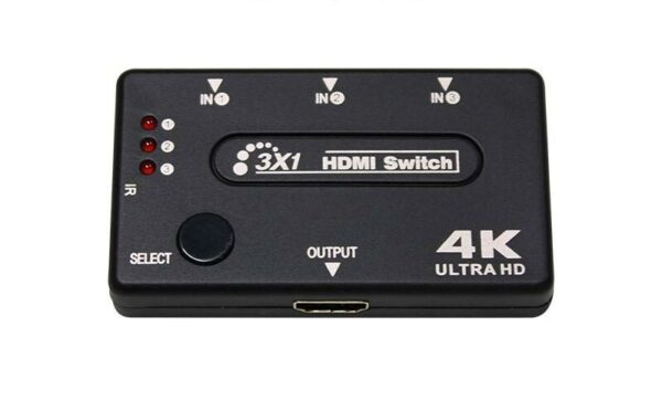 3-Port HDMI Selector 4K Ultra HD