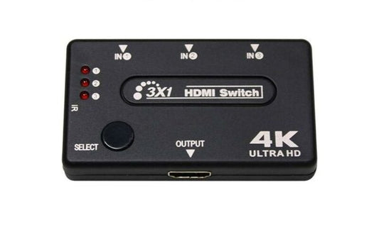 3-Port HDMI Selector 4K Ultra HD