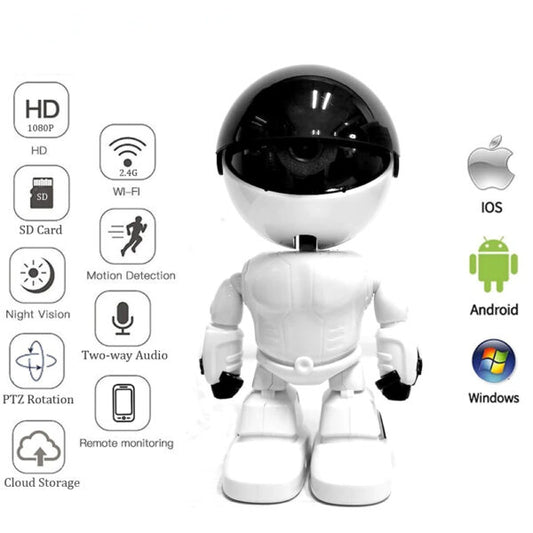 Smart Auto Tracking Robot Camera Yoosee App 1080P