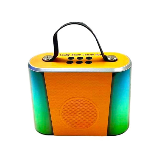 V6 Rechargeable Bluetooth Speaker with RGB Lights and TF Card Slot