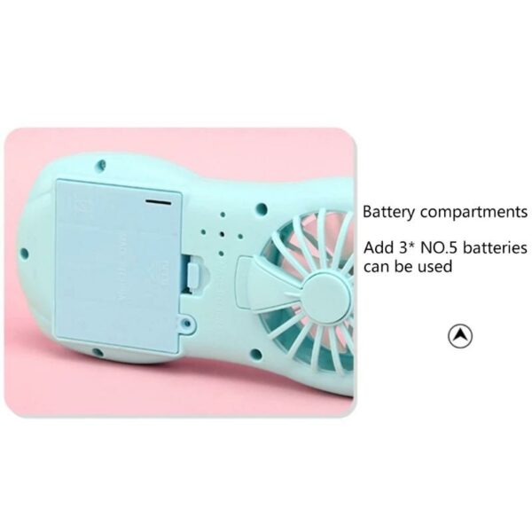 652E Mini Handheld Fan Game Electric Fan Leisure Fan with Electric Game Screen