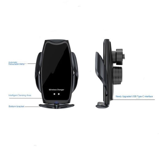 Wolulu AS-50905 Car Wireless 360° Rotation Phone Charger Holder 15W